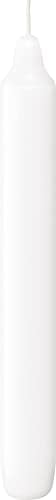 BOLSIUS Long Burning White Taper Candlepack