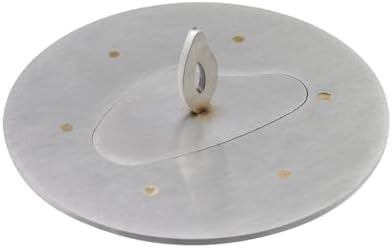 Coshar Metal Candle Jar Topper Shade Sleeves Lid - Melt Evenly Silver