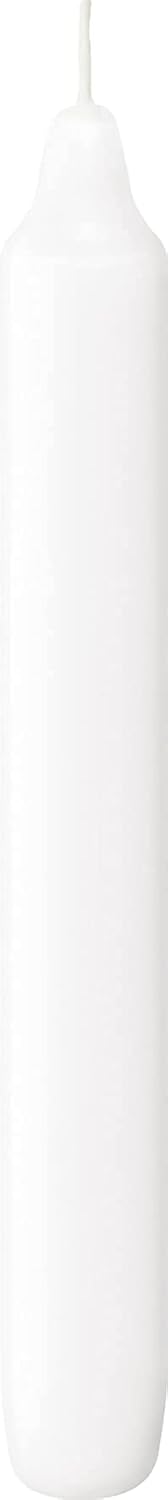 BOLSIUS Long Burning White Taper Candlepack