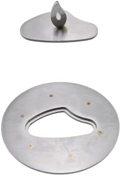 Coshar Metal Candle Jar Topper Shade Sleeves Lid - Melt Evenly Silver