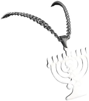 Hanukkah menorah necklace Keep glowing all year long