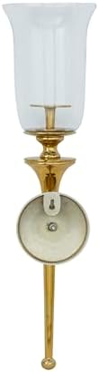 Deco 79 Gold Candle Sconce