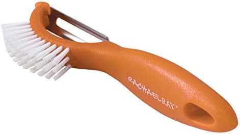 Rachael Ray 3-in-1 Vegetable Peeler with Orange Handle