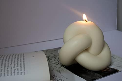 MarneyAsh Knot Candle Chain Link Decor Shelf