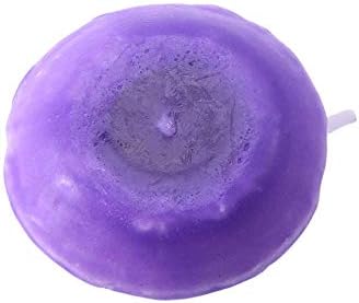 esowemsn 12pcs Purple Smokeless Floating Candles