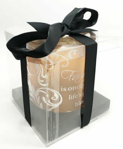 Frosted Glass Candle Holder Set Home Decor