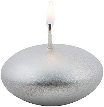 225 Silver Floating Candle Set
