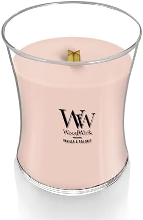 WoodWick Vanilla Sea Salt Scented Medium Hourglass Candle