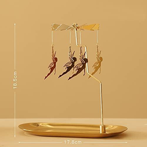 Glistening Gold Elf Candle Holder