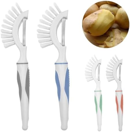 Durable 2-Pack Vegetable Cleaning Set with Precision Blue
