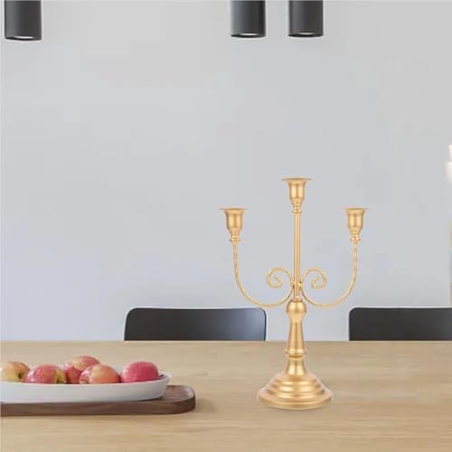 Three-Arm Candleholder Santa Candle Stand with Detachable Candlesticks