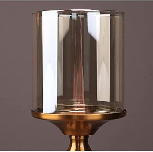 Stylish Metal Candlestick Holder Set for Home and Kitchen