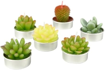 Delicate Cactus Tealight Candles