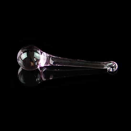 MyMEO 14pc Pink Glass Icicle Crystal Drop Pendants Chandelier