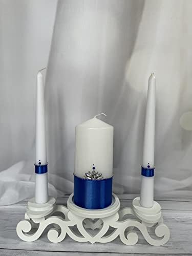 Magik Life Unity Candle Holder Set with Heart