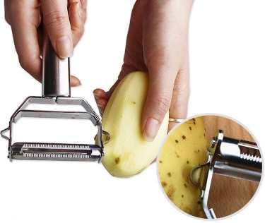 Stainless Steel 3-in-1 Kitchen Peeler