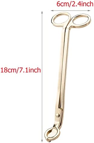 Candle Wick Trimmer Long Handle Stainless Steel Wick Clipper Set