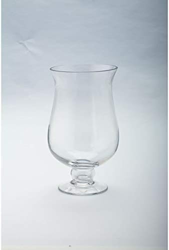 8-inch Glass Hurricane Votive Candle Holder