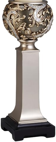 Elegant Silver Candle Holder Set