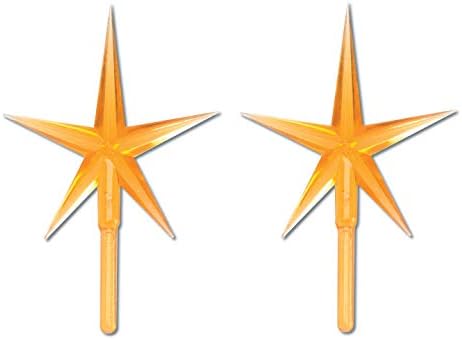 Stylish Star Gold Ceramic Tree Shade 3-Pack