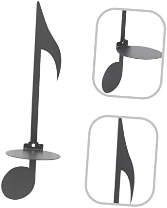 Aboofan Wall Candle Holder Decor Music Note