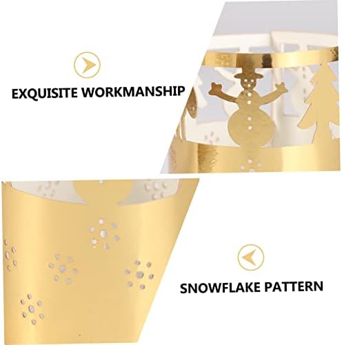 50-Pack Snowflake Candle Lampshade