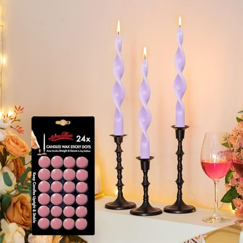 Safe Taper Adhesive Dots 24PK Pink for Any Surface