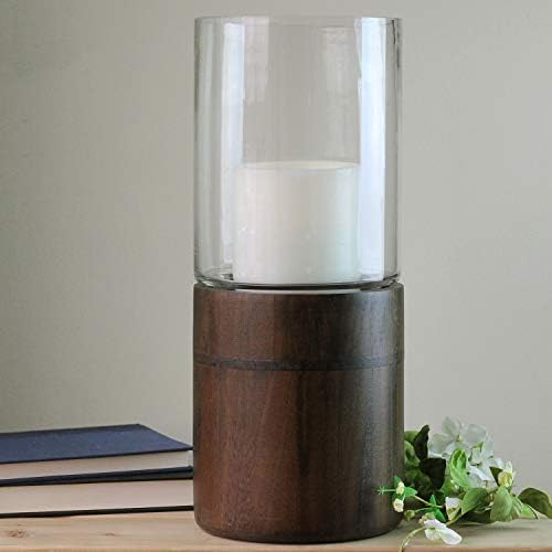 Northlight 1525 Clear Glass Hurricane Pillar Candle Holder