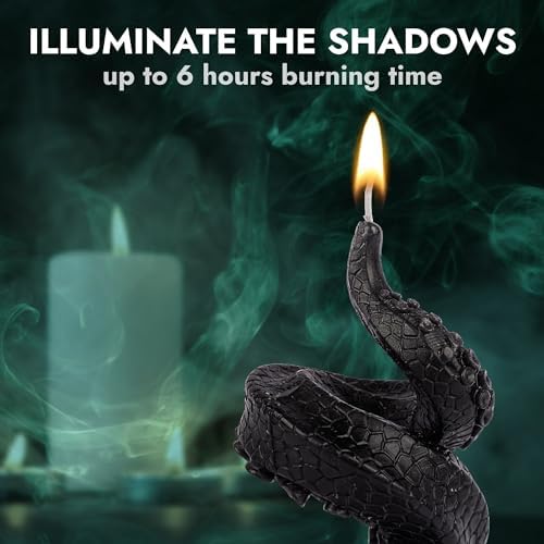 Beyond Spooky Lidy Black Candle Octopus Tentacle