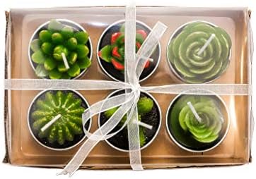 Fancy Cactus Mounted Tealights