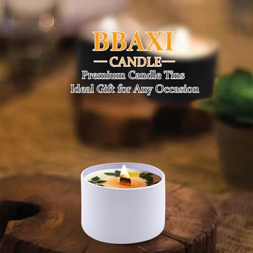 Large Capacity Candle Tins for DIY