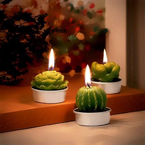Fancy Cactus Mounted Tealights