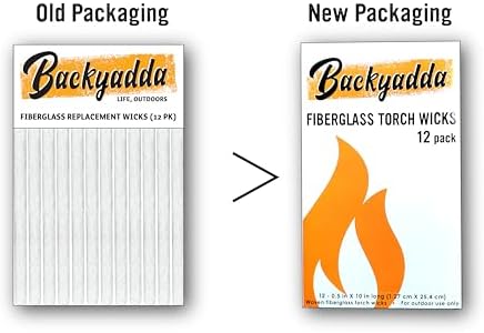 Tiki Torch Wick Replacements 12-Pack 12 Diameter