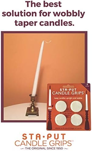 Sta-Put Candle Grips 8 Pack - Upright Stable