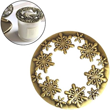 Snowflake Candle Shade for 73-81mm Jar Candles