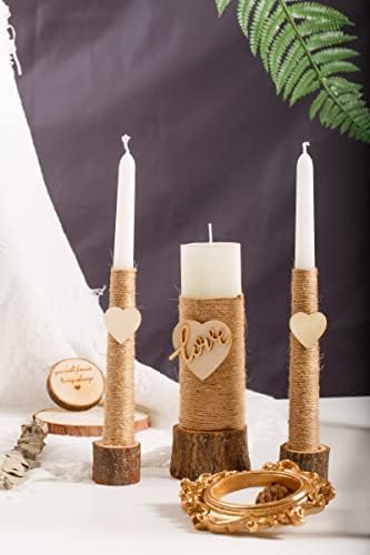 Unity Candle Set for Weddings - Perfect for Ceremony and Centerpiece