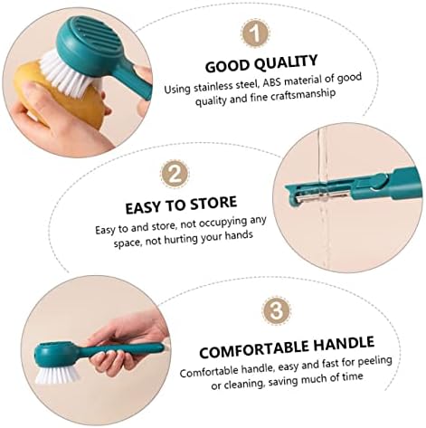 VOSAREA Vegetable Peeler with Brush Set Easy Pepper Veggie Remover