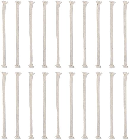 SWATOM 14 Round Cotton Lamp Wicks 20 Pack