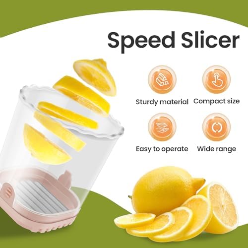 Fruit Slicer Cup for Efficient Cutting Pink