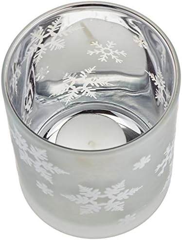 Delicate Alpine Snow Votive