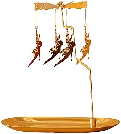 Glistening Gold Elf Candle Holder
