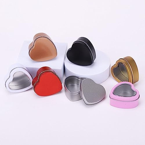 Warm Hearts 12-Piece Heart Shaped Candle Tins