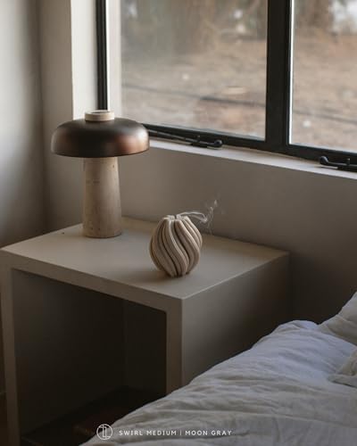 Spiral White Candle for Home Decor