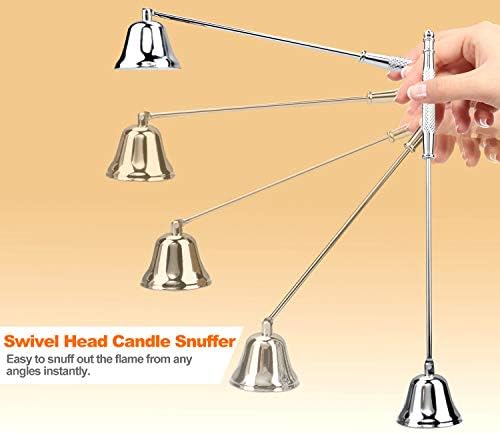 Elegant Long-Handle Stainless Steel Candle Snuffer
