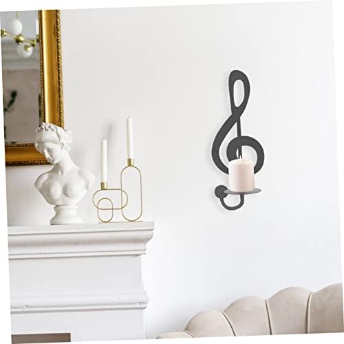 Zerodeko Music Note Wall Candle Holder Decor