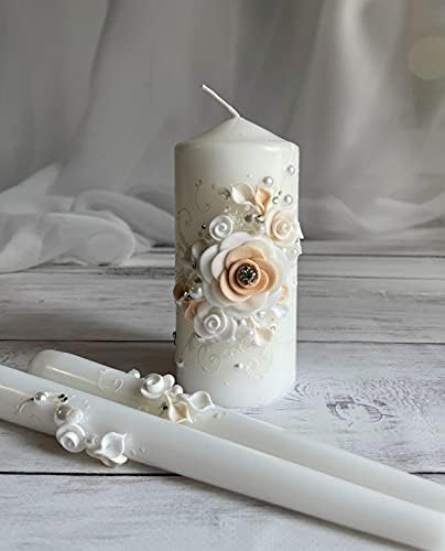 Elegant Wedding Candle Set