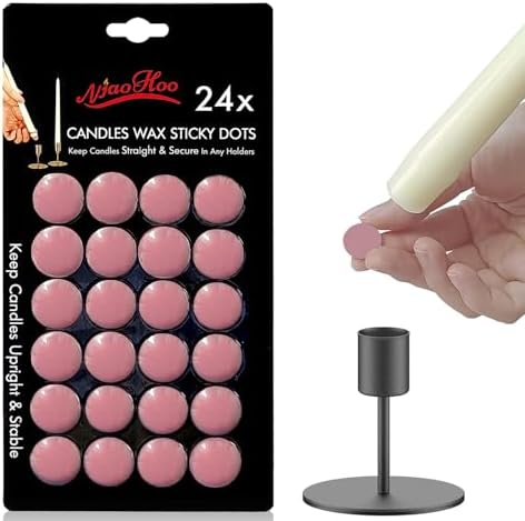Safe Taper Adhesive Dots 24PK Pink for Any Surface