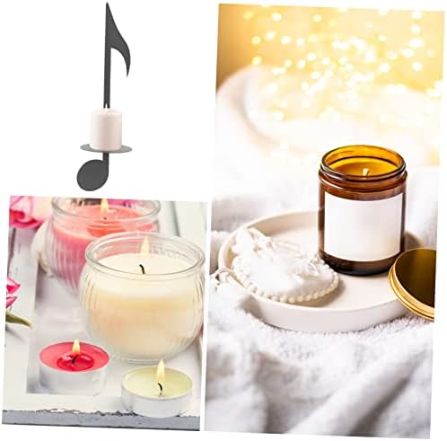 Aboofan Wall Candle Holder Decor Music Note