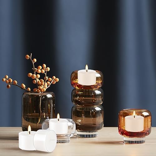 White Vanilla Scented Tealight Candle Set for Relaxation