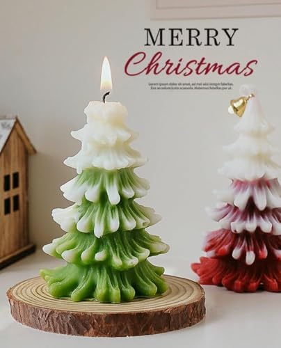 Eco-Friendly Christmas Tree Candle
